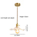 Art Deco Copper Pendant Light – Elegant Ceiling Lamp for Modern Interiors - Samanta Factory