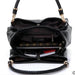 Women's Crocodile Print Tote Bag – Large Capacity PU Leather Bucket Handbag for Daily Commute SF