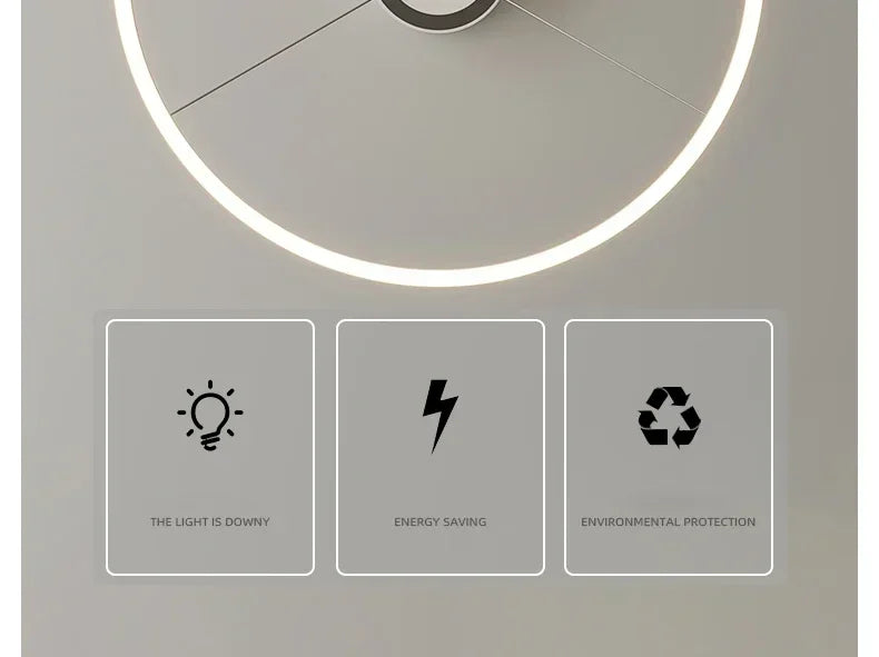 Modern LED Pendant Light – Adjustable Brightness & Color with Remote Control - Samanta Factory