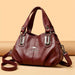Women’s Tote Bag – Sequined Letter Design & Soft Leather Shoulder Handbag - Samanta Factory