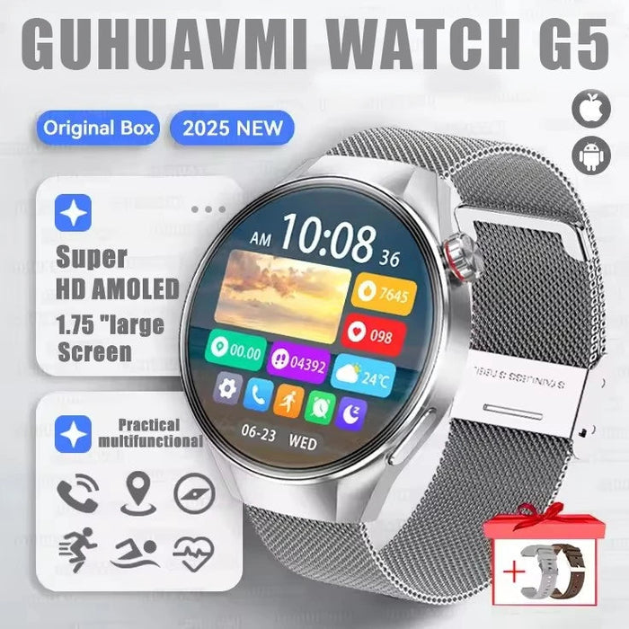 GPS IP68 waterproof Smartwatch – AMOLED Display with Bluetooth Calling SF