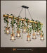 Wrought Iron Chandelier – Multi-Head Vintage Pendant Light for Restaurants & Hotels - Samanta Factory