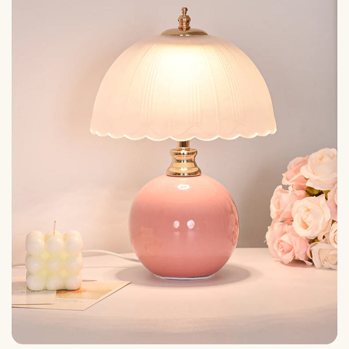 LED Book Light – USB-Powered Ceramic Lamp with Dimmable Color Option