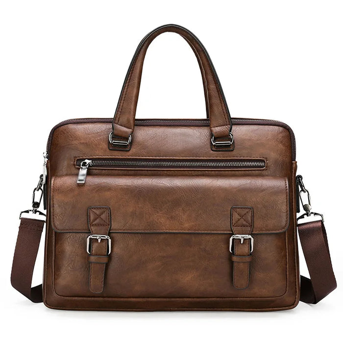Business Laptop Briefcase – Lightweight 14-Inch Office Messenger Bag