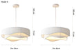 Fabric Pendant Light – Nordic Designer Style with Dimmable LED - Samanta Factory