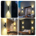 Modern LED Wall Lamp – Double Head Waterproof E27 Indoor Outdoor Lighting SF