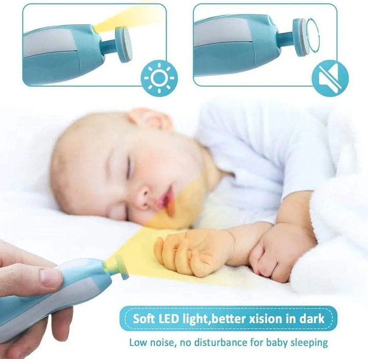 Electric Baby Nail Trimmer – Safe & Gentle Nail Clipper for Newborns and Toddlers
