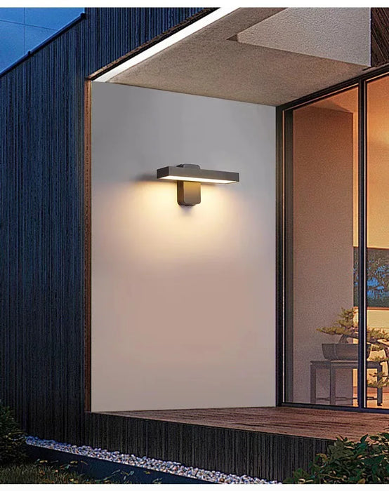 PIR Motion Sensor Wall Lamp – Rotatable, Waterproof IP65 Outdoor LED Light for Garden - Samanta Factory