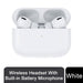 Soundz wireless Bluetooth headset with over-ear foldable design and built-in microphone in travel case