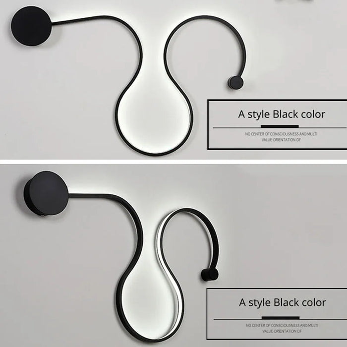 LED Wall Lamp – Modern Dimmable Up & Down Sconce with Remote - Samanta Factory