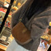 Cow Leather Shoulder Bag – Soft Half Moon Shape SF