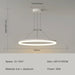 Modern LED Pendant Light – Adjustable Brightness & Color with Remote Control - Samanta Factory
