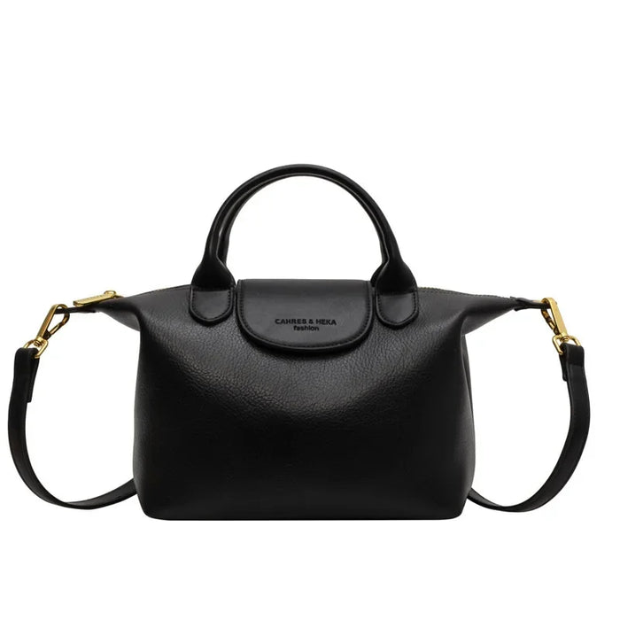 Compact Unisex Barrel-Shaped Crossbody Bag with Modern Flap Design - Samanta Factory