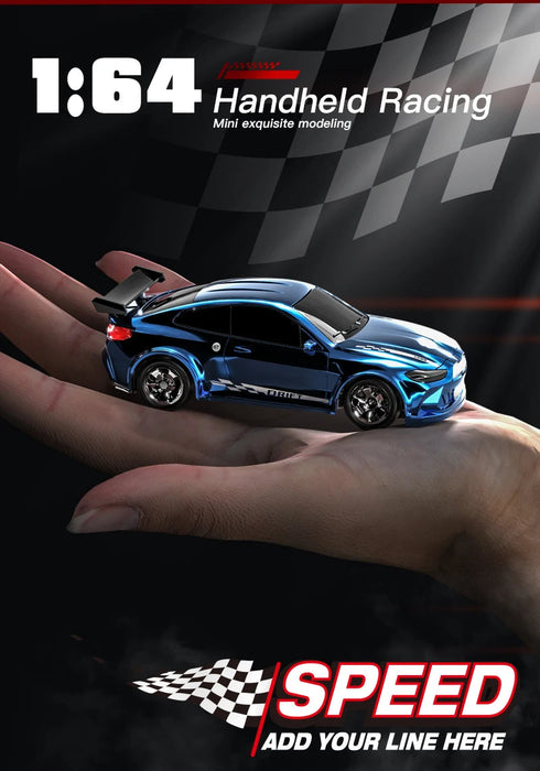 1/64 Mini RC Car – 2.4G 4WD High Speed Drift Remote Control GTR Racing Model SF