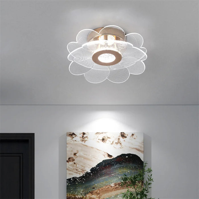 Crystal Pendant Light – Modern Loft Hanging Lamp with Iron & Glass Design