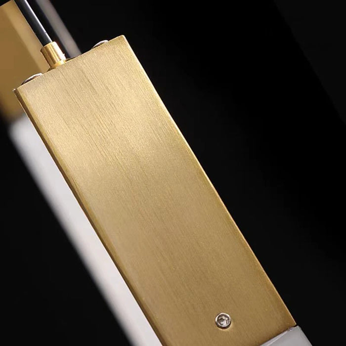 Modern Pendant Light – Luminous Acrylic with Brushed Aluminum Finish - Samanta Factory