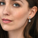 Moissanite Drop Earrings in 925 Sterling Silver | GRA Certified D Color VVS1 SF