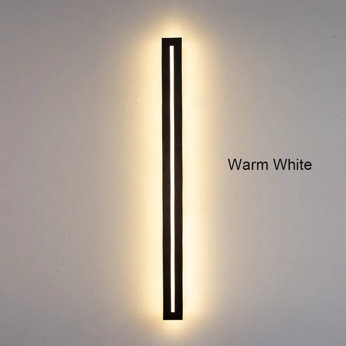 Waterproof LED Wall Sconce – IP65 Long Outdoor Light for Garden & Exterior Decor