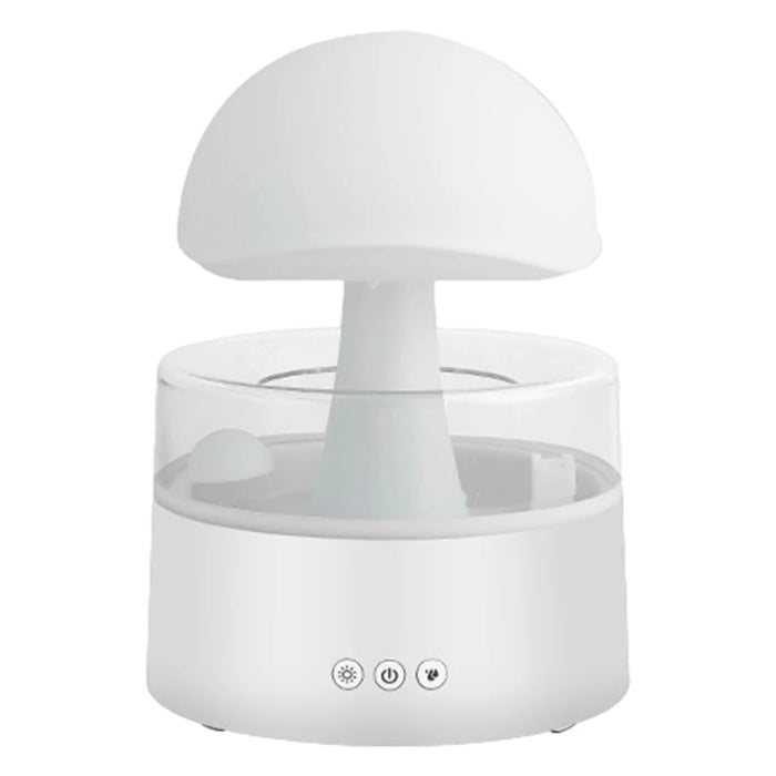 Mushroom Rain Cloud Humidifier – 7-Color LED & Aromatherapy Diffuser for Relaxation & Skin Hydration - Samanta Factory