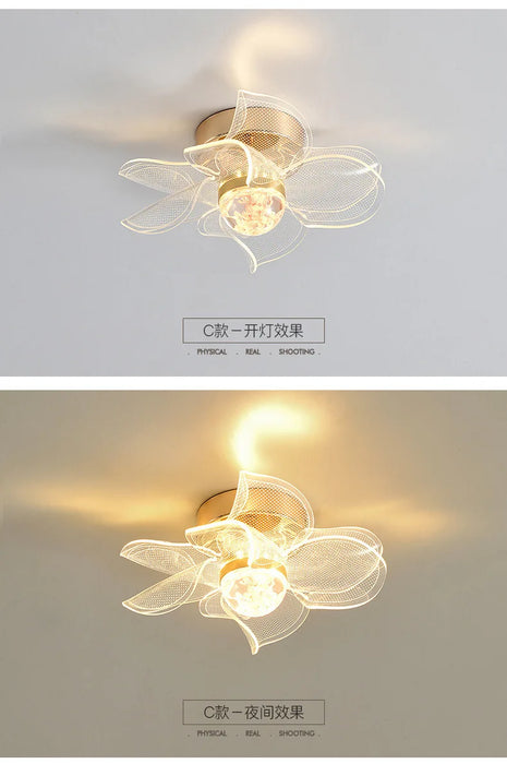 Crystal Pendant Light – Modern Loft Hanging Lamp with Iron & Glass Design