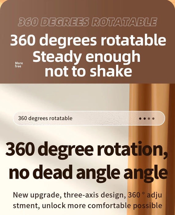 Foldable Laptop Stand 360°Rotation Notebook Table Aluminum Alloy Holder Portable Book Tablet Bracket with Heat Dissipation SF