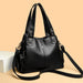 Soft Leather Handbag for Women – Luxury Designer Shoulder Tote, Large Capacity Purse - Samanta Factory