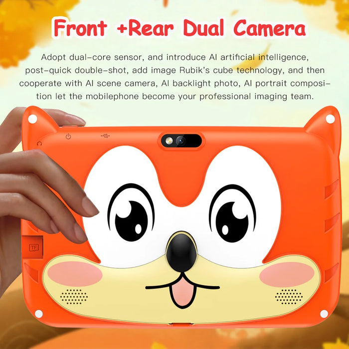 BDF 7-Inch Kids Tablet – Android 13 with 64GB Storage, Dual Cameras & Parental Controls