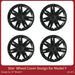 Design for TESLA 19 Inch Star Wheel Caps 4PCS Hubcap Automobile Hub Cap Full Rim Cover Accessories for Tesla Model Y 2020-2024 - Samanta Factory