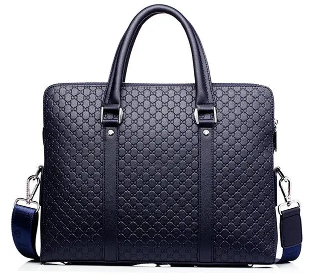 Men’s Laptop Briefcase – Double-Layer Business Shoulder Bag SF