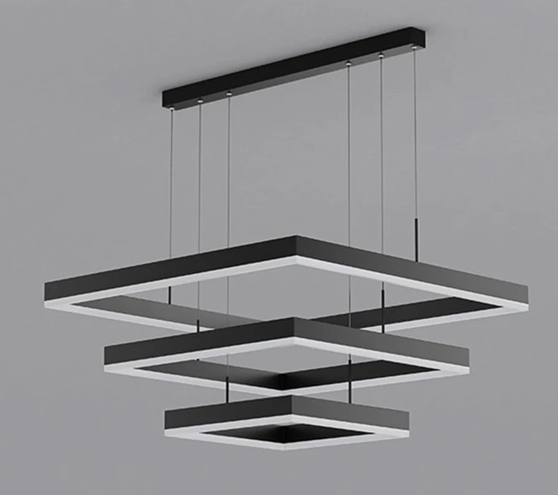 Modern LED Ring Pendant Light – Dimmable Multi-Color Ceiling Fixture for Living & Bedroom Spaces - Samanta Factory