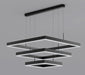 Modern LED Ring Pendant Light – Dimmable Multi-Color Ceiling Fixture for Living & Bedroom Spaces - Samanta Factory