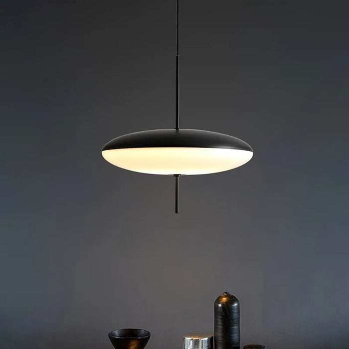 Modern Pendant Light – Flying Saucer Design with LED Illumination