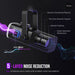 Dynamic USB/XLR Microphone – Cardioid with RGB Lighting & Noise Reduction SF