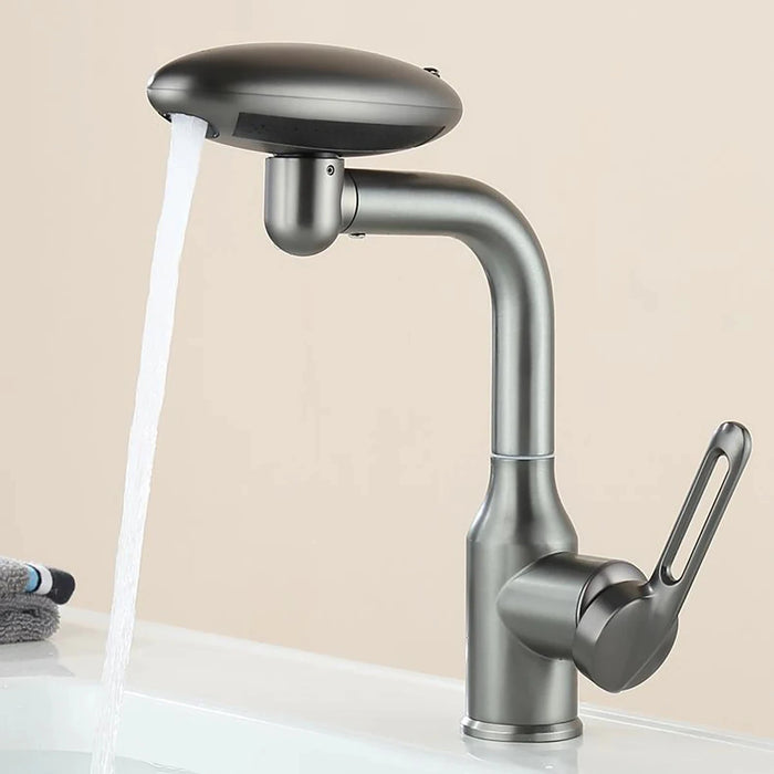 Bathroom Sink Faucet – 4-Mode Water Flow with 360° Swivel & Modern Design - Samanta Factory