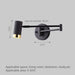 Modern Wall-Mounted LED Lamp – Adjustable Swing Arm with Warm/Cold Light for Bedrooms & Living Rooms - Samanta Factory