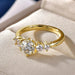 Ehhai Certified D Color VVS1 Lab Created Imitation Diamond Moissanite Ring for Women Engagement Rings Wedding Fine Jewelry Gifts SF