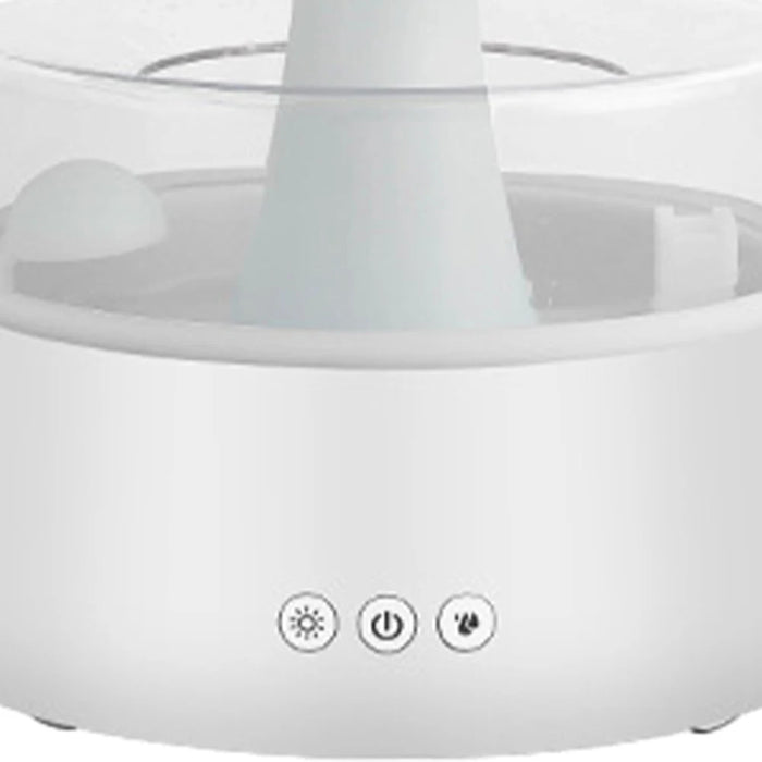 Mushroom Rain Cloud Humidifier – 7-Color LED & Aromatherapy Diffuser for Relaxation & Skin Hydration - Samanta Factory