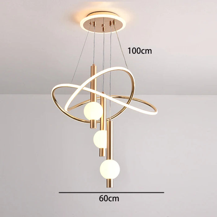 LED Crystal Pendant Light – 3 Color Modes with Remote Dimming SF