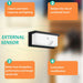 LED Wall Lights – PIR Motion Sensor, Waterproof Outdoor Lamps for Garden & Porch - Samanta Factory