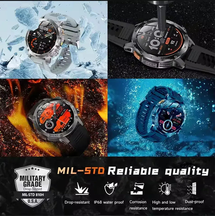 Smart Watch – AMOLED Display with AI Health Tracking SF