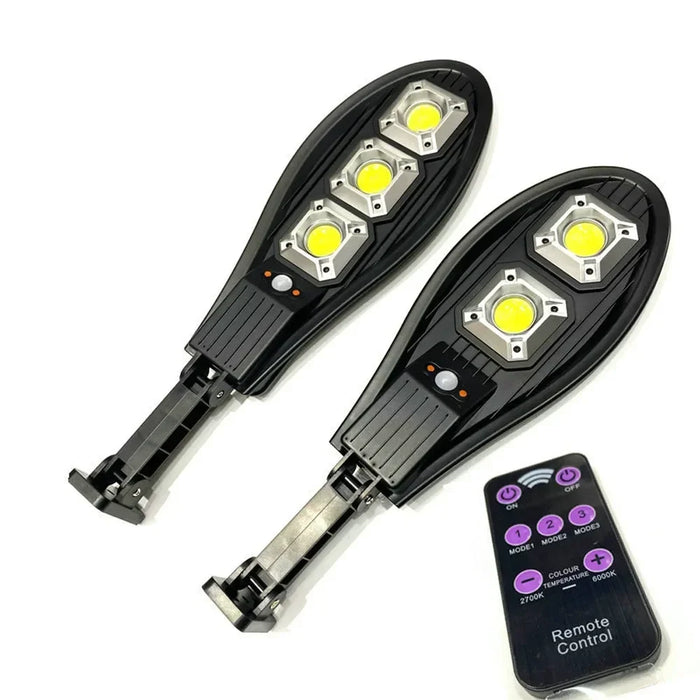 Solar LED Street Light – PIR Motion Sensor & Waterproof Outdoor Garden Lamp - Samanta Factory