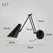 Modern Wall-Mounted LED Lamp – Adjustable Swing Arm with Warm/Cold Light for Bedrooms & Living Rooms - Samanta Factory