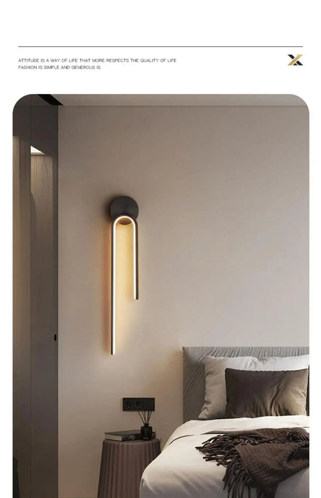 LED Wall Light – Modern Indoor Wall Sconce with 3-Colour Temperature for Bedroom & Hallway SF