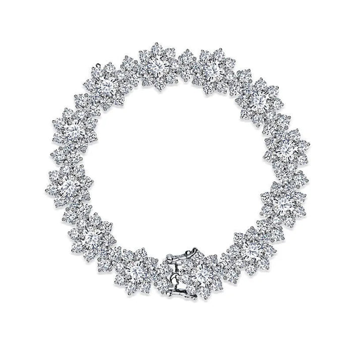 Moissanite Cuban Bracelet – D Color VVS1 Tennis Luxury SF