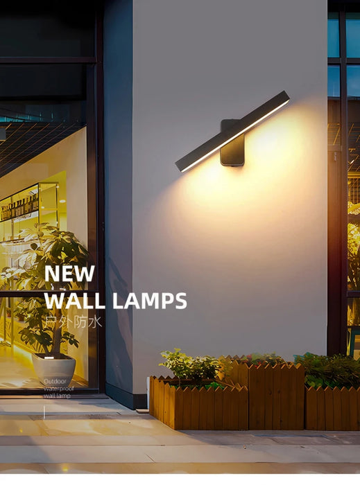 PIR Motion Sensor Wall Lamp – Rotatable, Waterproof IP65 Outdoor LED Light for Garden - Samanta Factory