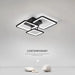 LED Ceiling Light – Modern Geometric Design with Remote Dimming - Samanta Factory