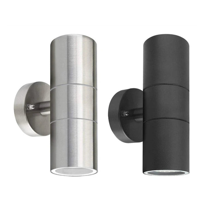 Stainless Steel LED Wall Light – IP65 Waterproof GU10 Up Down Outdoor Sconce SF