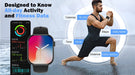 GPS Smart Watch with Health Tracking – AMOLED Display with Bluetooth Calling SF
