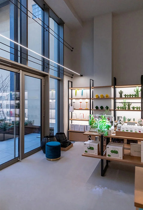 Modern Linear LED Wall Lamp – Black & White Minimalist Skyline Design - Samanta Factory