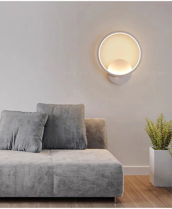 LED Wall Light – 3-Color Dimmable Lighting with Modern Minimalist Design